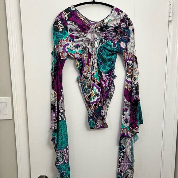 Mystic Bodysuit in Purple Craze - Picture 2 of 3